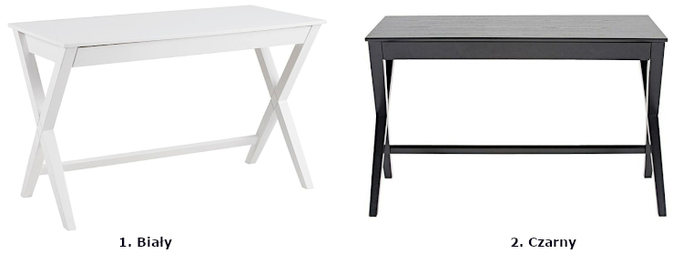 Produkt Skandynawskie biurko Vertex - białe - zdjęcie numer 3