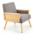 Drewniany fotel wypoczynkowy retro Bonar 3X