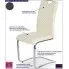 Fotografia Kremowe krzesło tapicerowane - Roza z kategorii Krzesła wg koloru/stylu