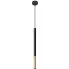 Czarno-złota lampa wisząca tuba S018-Valero