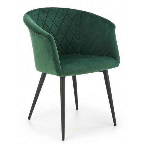 Zielone pikowane krzesło kubełkowe Umbro