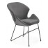 Nowoczesne szare krzesło tapicerowane - Empiro 2X