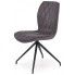 Zdjęcie produktu Tapicerowane krzesło w industrialnym stylu Gimer - popielate.