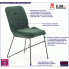 Nowoczesne krzesło tapicerowane Empiro 3X