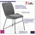 Nowoczesne szare krzesło Empiro 3X