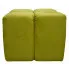 Zielona pufa tapicerowana Widers 2X