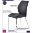 Fotografia Krzesło profilowane Tilon - czarne z kategorii Krzesła kuchenne