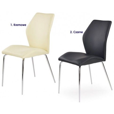 Zdjęcie czarne krzesło profilowane Tilon - sklep Edinos.pl