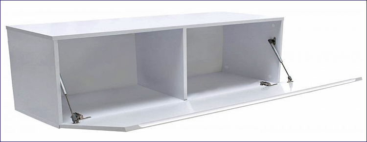 Minimalistyczna szafka ścienna RTV 140 cm Vicky 4X