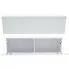 Szczegółowe zdjęcie nr 4 produktu Biała ścienna szafka RTV 140 cm - Vicky 4X