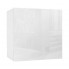 Biała minimalistyczna szafka wisząca 50 cm Nevika 5X