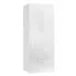 Biała minimalistyczna wisząca szafka słupek 100 cm Nevika 6X