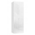 Biała minimalistyczna wisząca szafka słupek 120 cm Nevika 7X