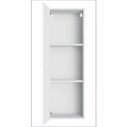 Biała szafka słupek 120 cm na ścianę Nevika 7X