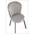 Komfortowe szare krzesło Narso