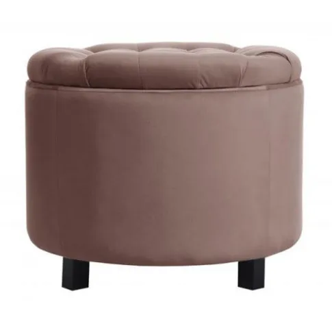 Tapicerowana pufa pikowana Dimons