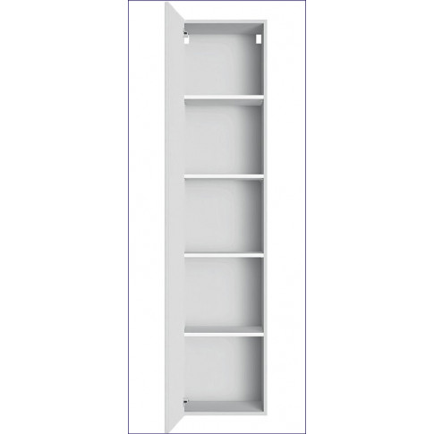 Biała szafka słupek 180 cm na ścianę Nevika 9X