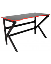 Czarne biurko dla gracza - Edos 3X w sklepie Edinos.pl
