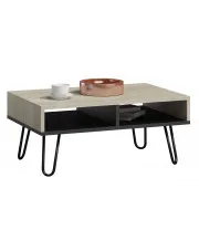 Nowoczesny stolik do salonu dąb sonoma - Deti w sklepie Edinos.pl