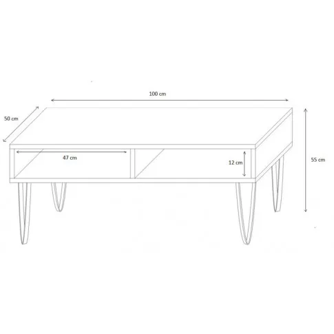 Wymiary stolika kawowego Mimori