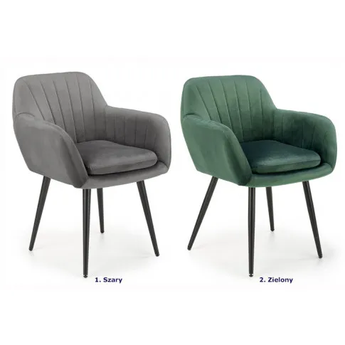 Dostępna kolorystyka krzesła tapicerowanego Mides
