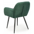 Zielone krzesło w stylu glamour Mides