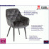 Szarozielone krzesło do salonu Navi