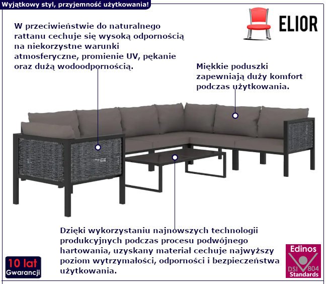 Zestaw wypoczynkowy Berello