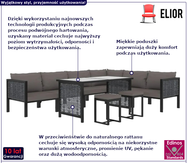 Zestaw wypoczynkowy Sigala