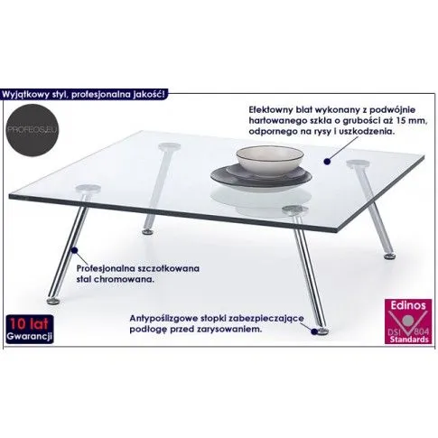 Fotografia Niska ława kwadratowa Ifoter 4X z kategorii Ławy i stoliki