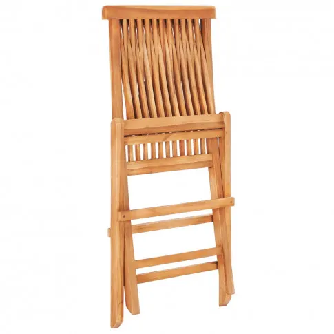 Złożone krzesło z zestawu mebli ogrodowych Trivo 2X