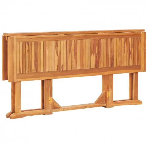 Złożony stół z zestawu mebli ogrodowych Trivo 4X