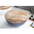 Szary stolik kawowy z drewnianym blatem Magoni 4X