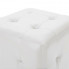 Pikowany zestaw puf Zauri 2X biały