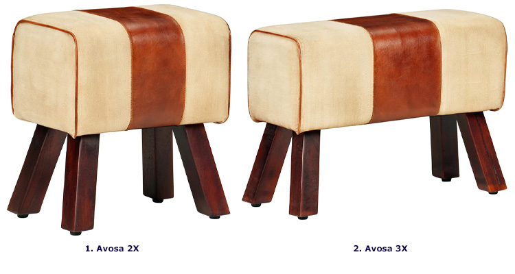Produkt Tapicerowana ławka z drewnianą ramą - Avosa 3X - zdjęcie numer 2