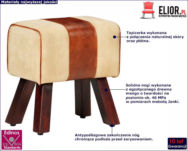 Produkt Tapicerowana ławka do przedpokoju - Fenti 2X