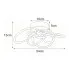 Wymiary lampy S023-Mobia