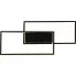 Czarna geometryczna lampa sufitowa LED S029-Drisa