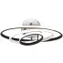 Biało-czarna lampa sufitowa LED spirala - S031-Oreza