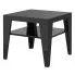 Czarny kwadratowy stolik kawowy Muna 2X