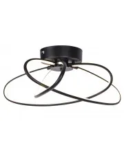 Czarna lampa sufitowa LED elipsy - S033-Orda w sklepie Edinos.pl