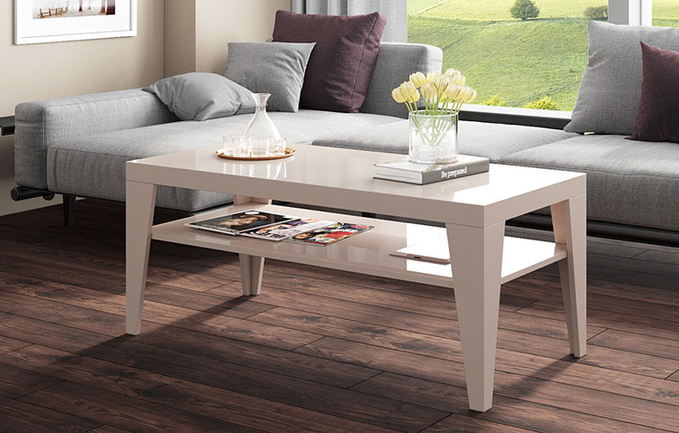 Designerska prostokątna ława do salonu Kario 3X