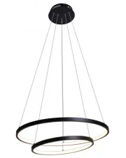 Czarna lampa wisząca LED pierścienie - S038-Espa w sklepie Edinos.pl