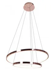 Złota lampa wisząca LED ring - S040-Noria w sklepie Edinos.pl