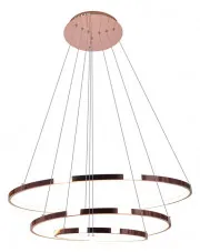Złota lampa wisząca LED pierścienie - S041-Ondis w sklepie Edinos.pl
