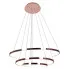Złota lampa wisząca LED ring S041-Noria