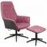 Zdjęcie produktu Wypoczynkowy fotel Aido - różowy.