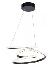Czarna lampa wisząca LED wstęga - S042-Grifo w sklepie Edinos.pl