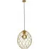 Mosiężna lampa wisząca z drucianym kloszem S044-Tifani