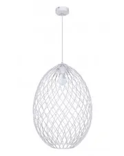 Biała druciana lampa wisząca - S045-Vagi w sklepie Edinos.pl